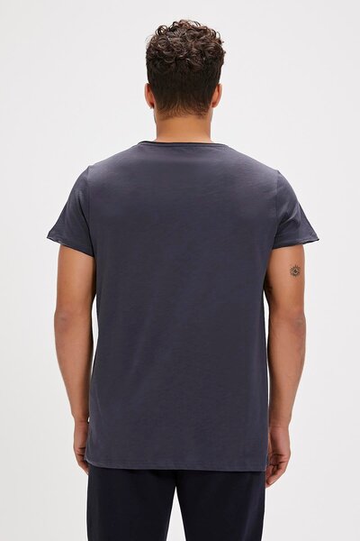 Bad Bear V-neck T-shirt Anthracite Basic Men's T-Shirt