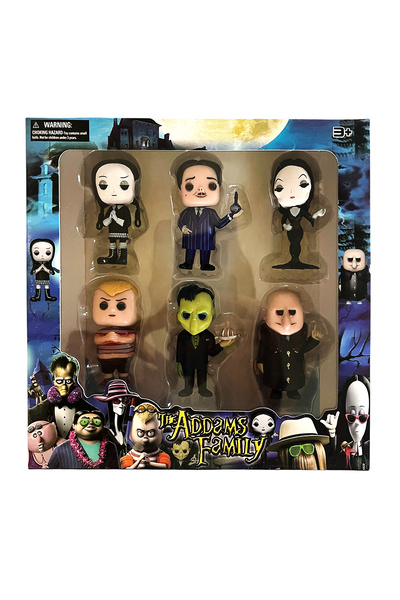 UDATOYS The Addams Family Oyuncak Adams Ailesi Karakter Figürleri Tüm Aile 6'...