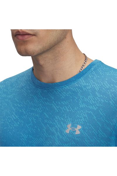 Under Armour Launch Camo Men's Blue Round Neck T-Shirt