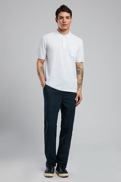 Lee Cooper Мъжки плетени панталони New Beach Chinos, тъмносини