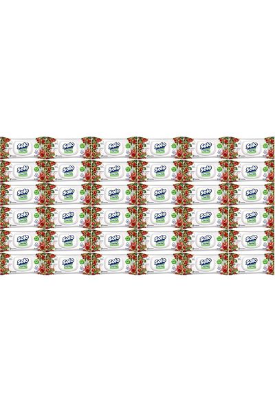 Solo Apple Cider Vinegar & Baking Soda (Set of 36) Wet Towel Wipes (50 Sheets)