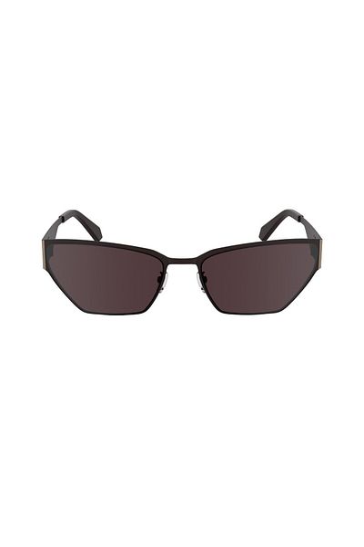 Calvin Klein Jeans Ckj 24207S 505 58 Women's Geometric Black Metal Sunglasses