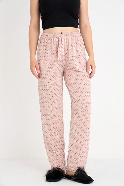 DONEX Soft Textured Flexible and Comfortable Poly Viscon Fabric Pajama Bottom