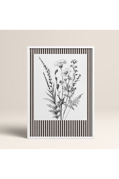 HOMEPACK Pictură cu un singur cadru din lemn Pictură poster dintr-o bucată TK/1415