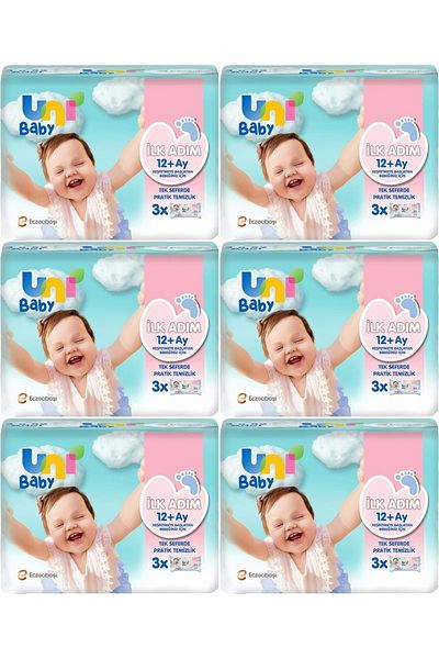 Uni Baby   Wet Towel Wipes Set - 18 Li (18 Sheets) and 936 Sheets (6Pk*3)
