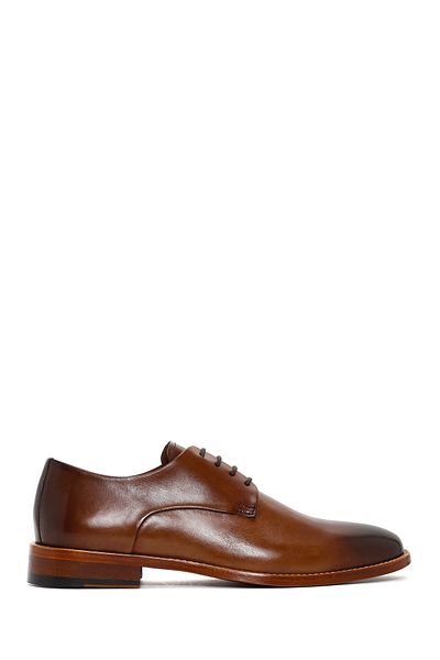Derimod Men's Leather Classic Shoes - Tan, Lace-up, 24sfd 635018