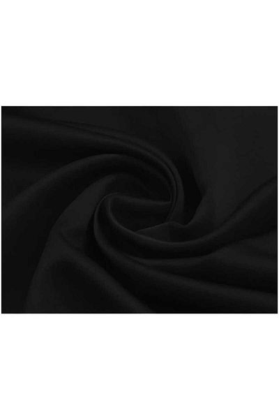 BEKSAHOME Blackout Lightproof High Quality Background Curtain Black Non-Pleated Extrafoiled Blackout Sunshade Curtain