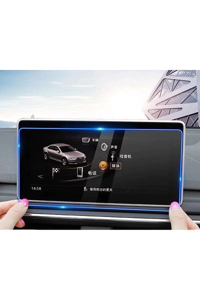 Techmaster Audi A4 A5 2017 2019 Navigation Tempered Screen Protector