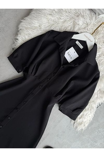 modabetce Midi Length Buttoned Dress