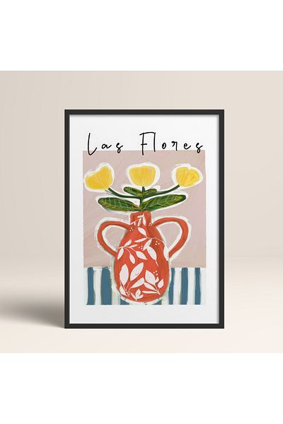 HOMEPACK Pictură cu un singur cadru din lemn Pictură poster dintr-o bucată TK/1418
