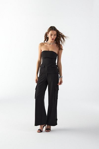 NOK İSTANBUL Nok Classic Signature Star Cargo Pants Black