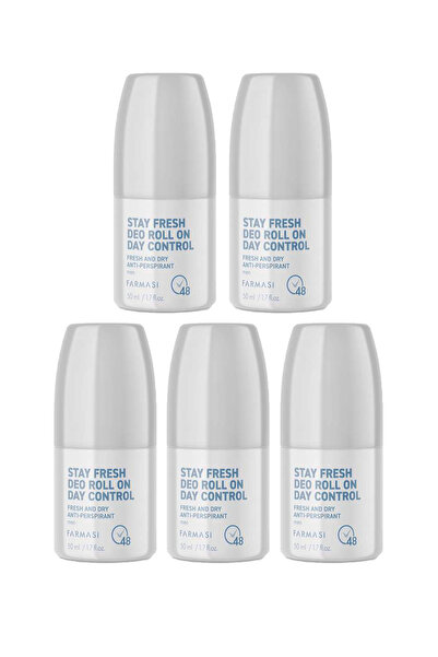 Farmasi Antı-perspırant Day Control Deo Roll On 50 Ml ( 5 Li Set)
