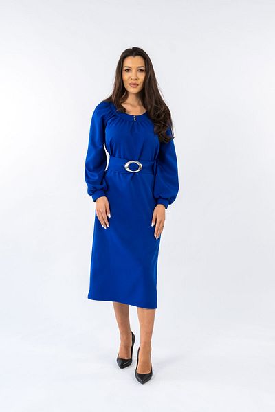 Gorgeaux Rochie Albastru cu Cordon Martina - S(36)