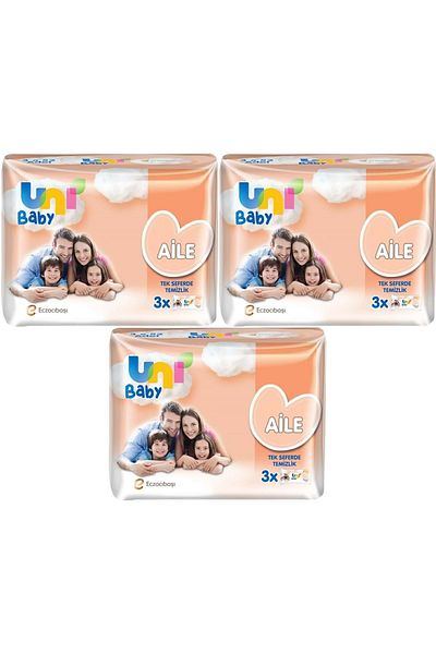 Uni Baby 52 Sheets Wet Towel Wipes 9-Pack 468 Sheets 3Pk*3