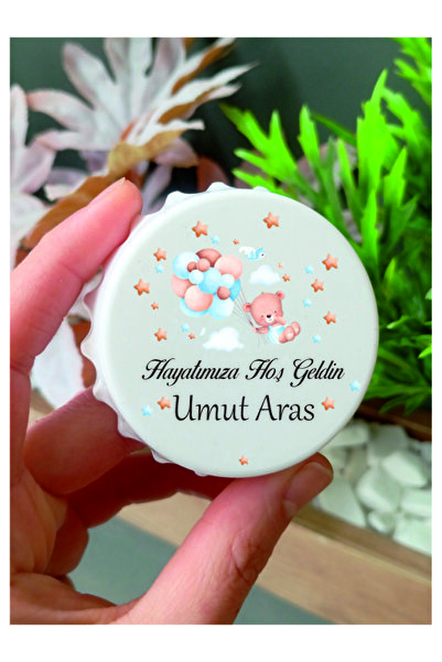 Nehir (20 ADET) Kapak Açacak Magnet-yeni Doğan,6ay Kınası, Nişan,nikah,söz,kı...