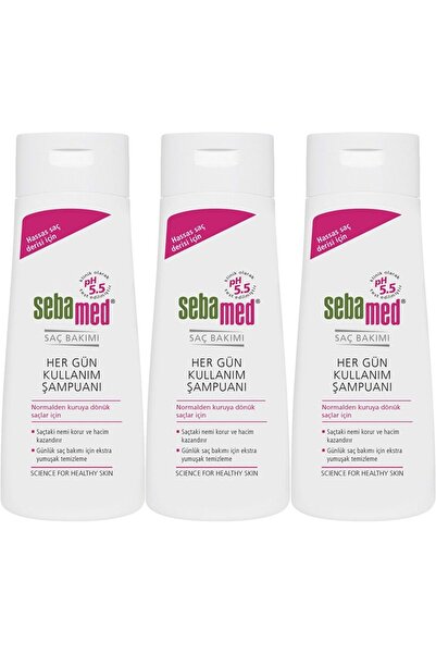 Sebamed Shampoo 400ml Everyday Use (for All Hair Types) (Set of 3)