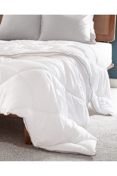 Madame Coco Leonce Micro-Bettdecke für Kingsize-Betten, Weiß