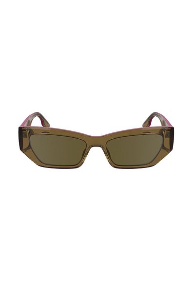 Karl Lagerfeld Kl 6160S 210 54 Unisex Rectangular Transparent Brown Bone Sunglasses