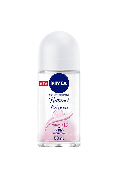 NIVEA NIVEA Natural Fairness, Antiperspirant for Women, Roll-on 50ml