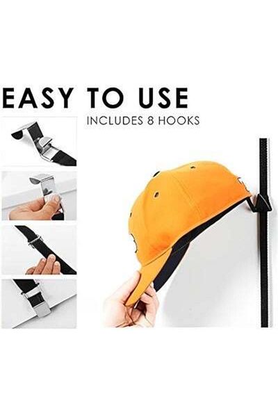 HALAMODO 8-Hook Over Door Hanger, Bag Clothes Hat Umbrella Organizer Holder Rack