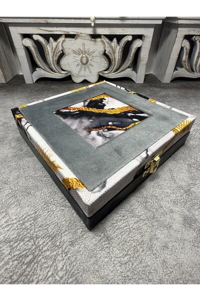 Jewel Ethnic Patterned Rosary Box