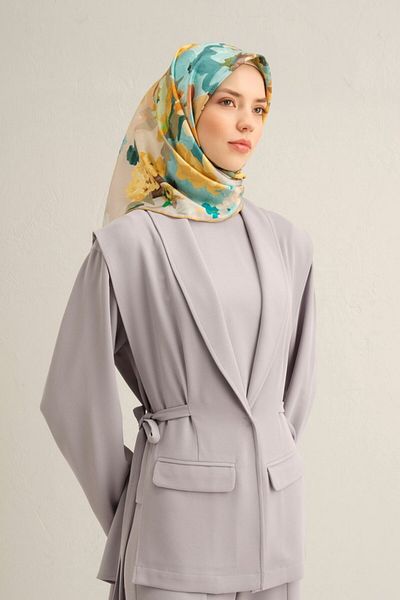 Armine Twill Silk Scarf 9334D