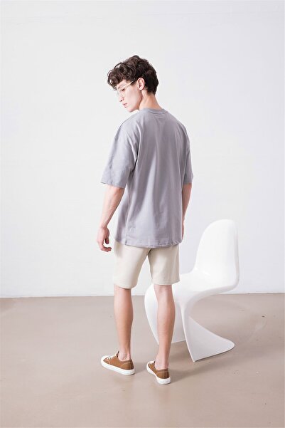 Trendiz Μπλουζάκι Unisex Grey Basic