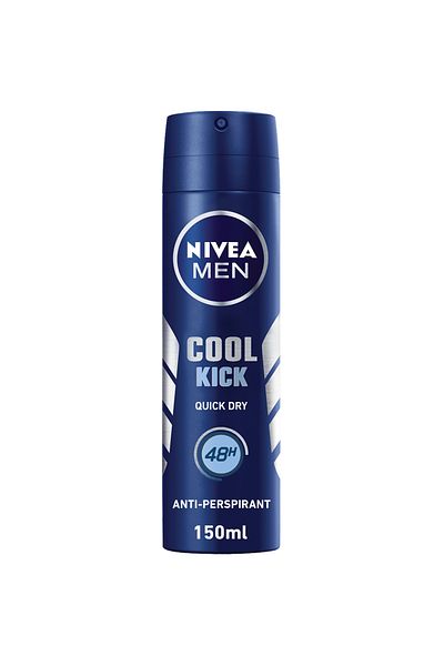 NIVEA NIVEA MEN Cool Kick, Deodorant for Men, Fresh Scent, Spray 150ml
