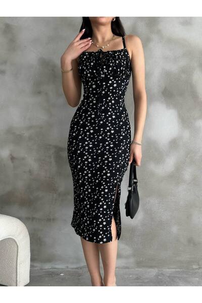 Butik İP ASKILI ELBİSE