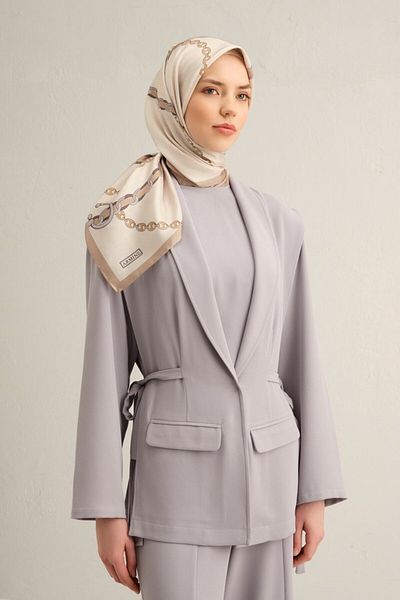 Armine Twill Silk Scarf 9346D