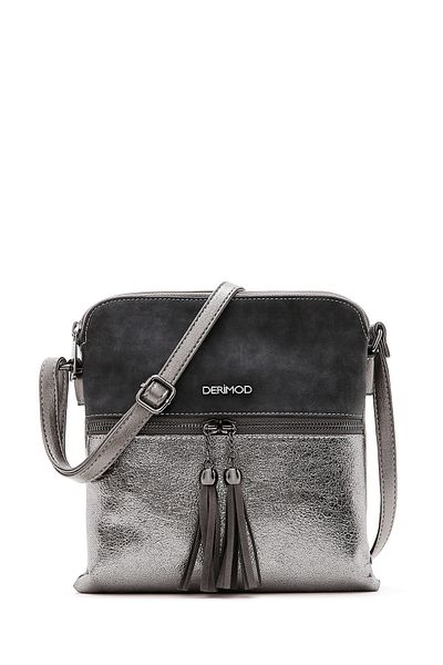 Derimod Women's Long Crossbody Bag with Gray Strap - 24Wbd 210414
