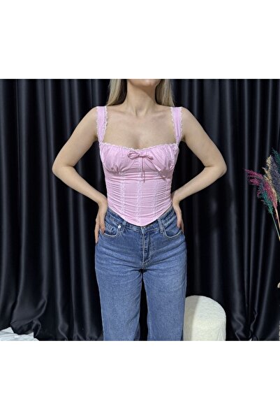 BASIC.ES Sırt İp Ayarlamalı Korseli Büstiyer