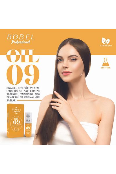 Bobel Oil-09 Vegan Hair Care Oil 90 ml