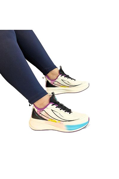 Pierre Cardin 11365 Pantofi sport albi anti-alunecare pentru alergare