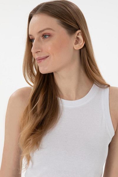 U.S. Polo Assn. Γυναικείο αμάνικο μπλουζάκι με λαιμόκοψη Basic TEKSPOR 207535 .1