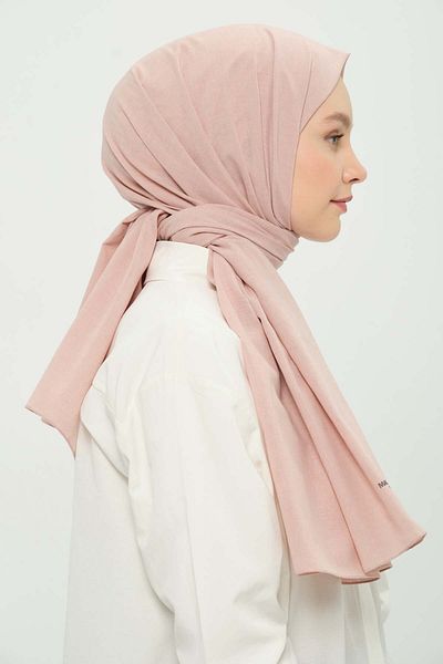 Madame Polo Poly Coton Shawl Powder Cotton Breathable Non-Wrinkle