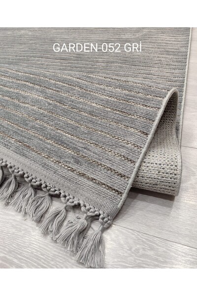 DECOSER HALI Decoser Garden Koleksiyonu Dokuma Halı DH052 Gri