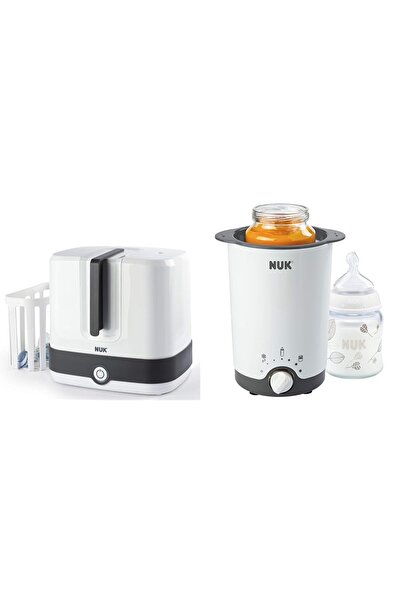 Nuk Vario Express Buhar Sterilizatörü (6 Biberon Kapasiteli) & Thermo 3ü1 Ara...