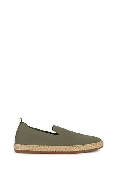 Geox Espadrile din piele de paie verde - Pantelleria pentru bărbați U45dwa0006kc3016