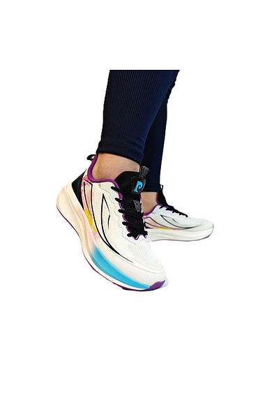Pierre Cardin 11365 Pantofi sport albi anti-alunecare pentru alergare