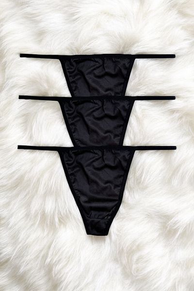 BLİSS WEAR FASHION Chiloți tanga 3 piese pentru femei