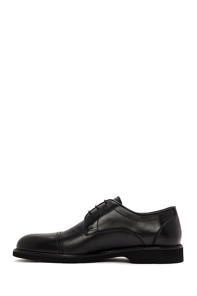 Derimod Black Leather Men's Casual Shoes - Lace-up, 24WFD 704218