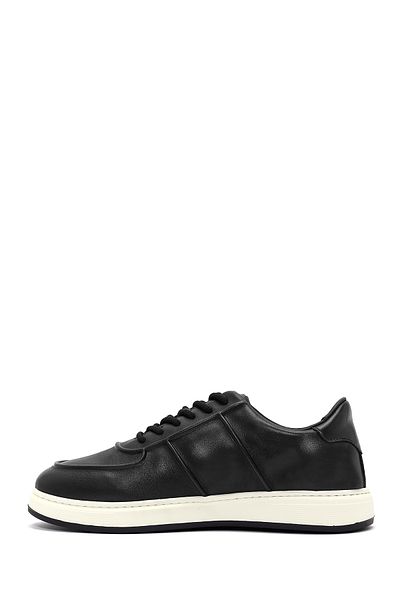 Derimod Men's Black Lace-Up Leather Sneaker 24Wfd 632918