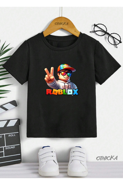 OTNICKA Tricou pentru copii cu imprimeu ROBLOX cu design special