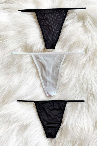 BLİSS WEAR FASHION Γυναικείο εσώρουχο στρινγκ 3 τεμαχίων