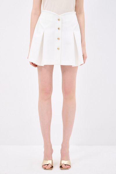 adL Button Detailed Skirt