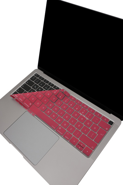 Mcstorey Macbook Air 13inç Kılıf Klavye Koruyucu Türkçe Q Baskılı Touchıd'li A1932 (2018-2019) Ile Uyumlu
