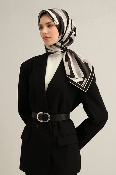 Armine Twill Silk Scarf 9303D