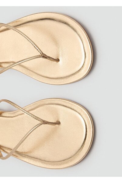 MANGO Woman Striped Sandals