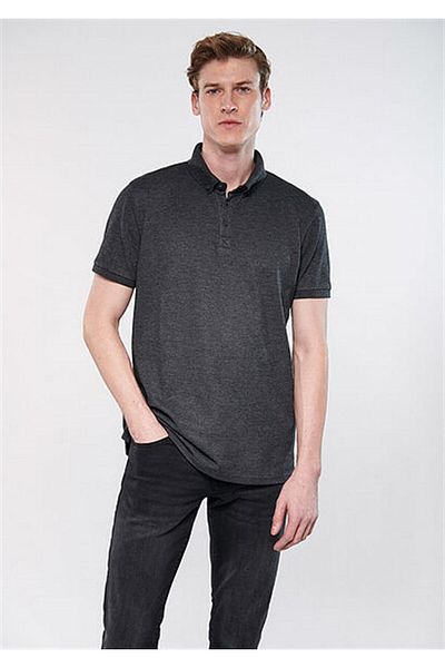 Mavi Ανδρικό μπλουζάκι Anthracite M063247-28392 Polo Neck